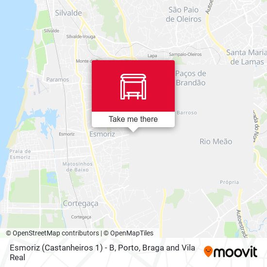 Esmoriz (Castanheiros 1) - B mapa