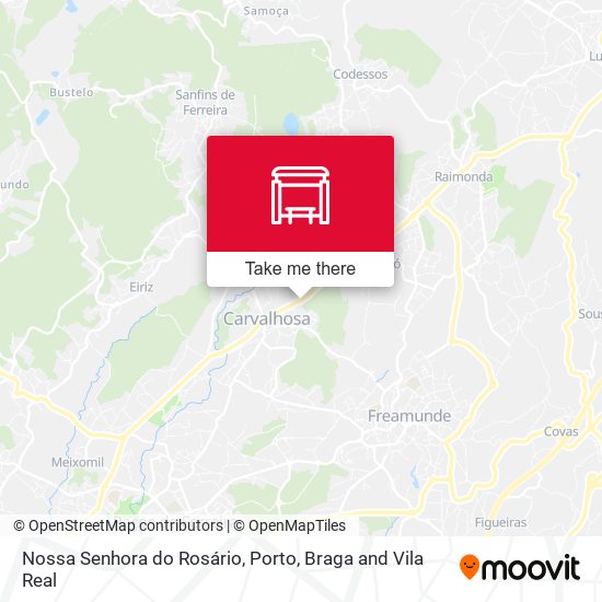 Nossa Senhora do Rosário mapa