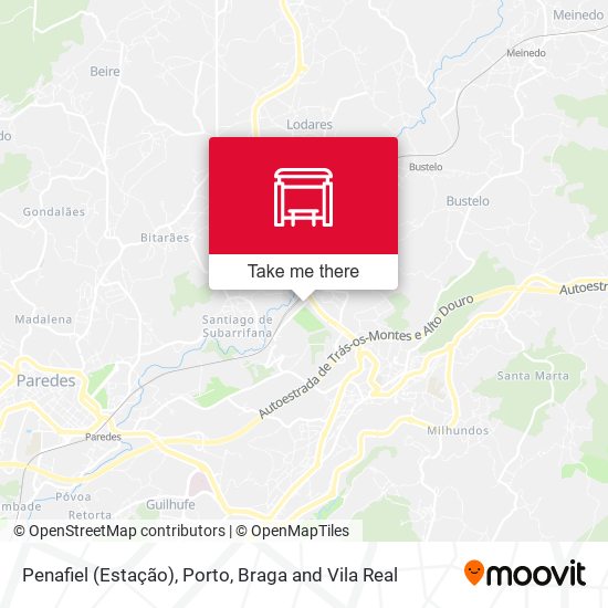 Penafiel (Estação) map