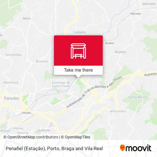 Penafiel (Estação) map