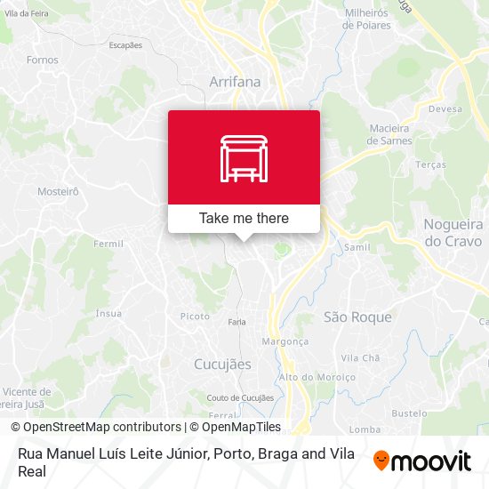 Rua Manuel Luís Leite Júnior mapa