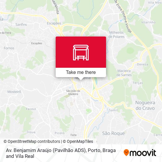 Av. Benjamim Araújo (Pavilhão ADS) mapa