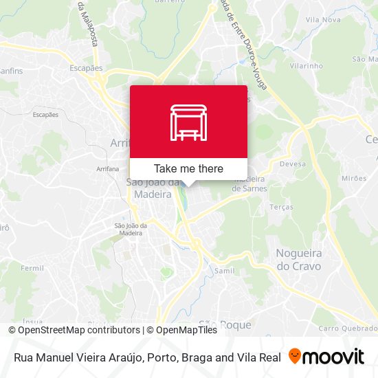 Rua Manuel Vieira Araújo mapa