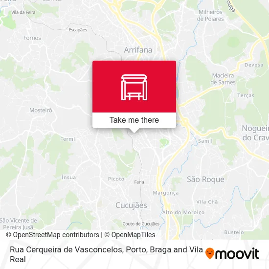 Rua Cerqueira de Vasconcelos map