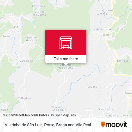 Vilarinho de São Luís map