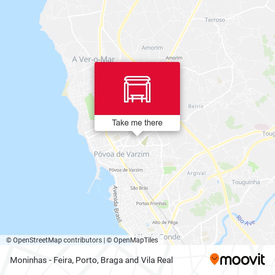 Moninhas - Feira mapa