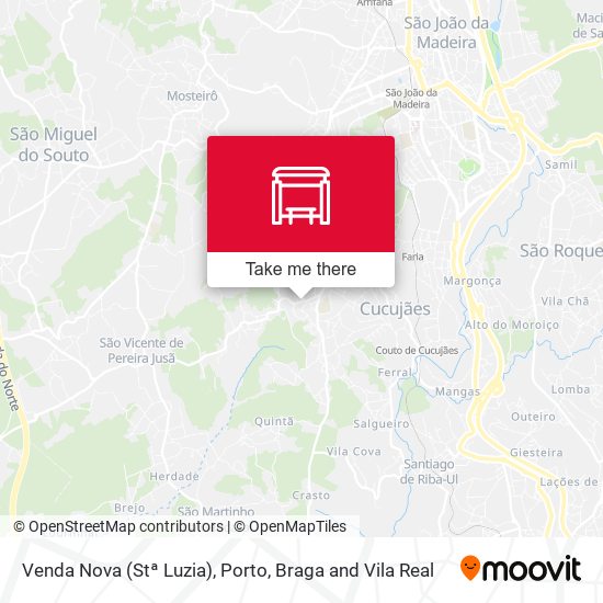 Venda Nova (Stª Luzia) map