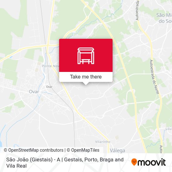 São João (Giestais) - A | Gestais mapa