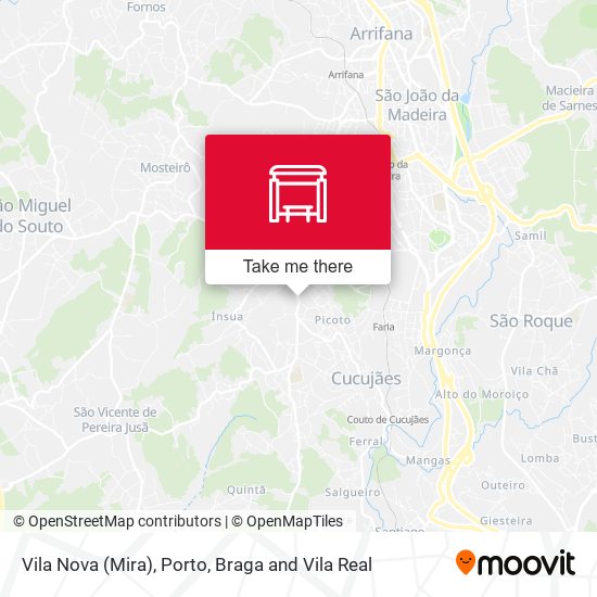 Vila Nova (Mira) map