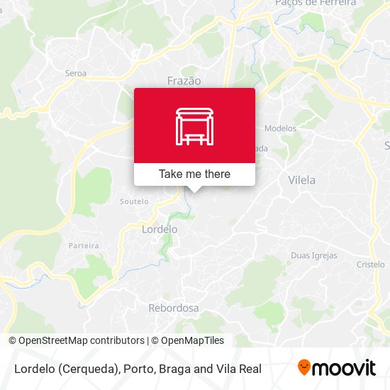 Lordelo (Cerqueda) mapa