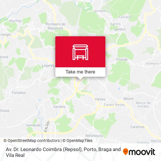 Av. Dr. Leonardo Coimbra (Repsol) mapa