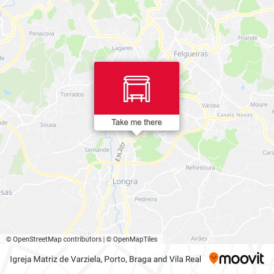 Igreja Matriz de Varziela map