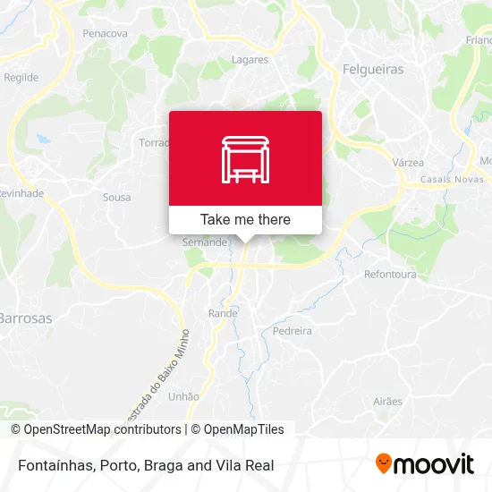 Fontaínhas map