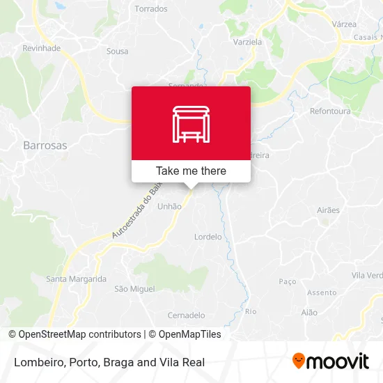 Lombeiro map