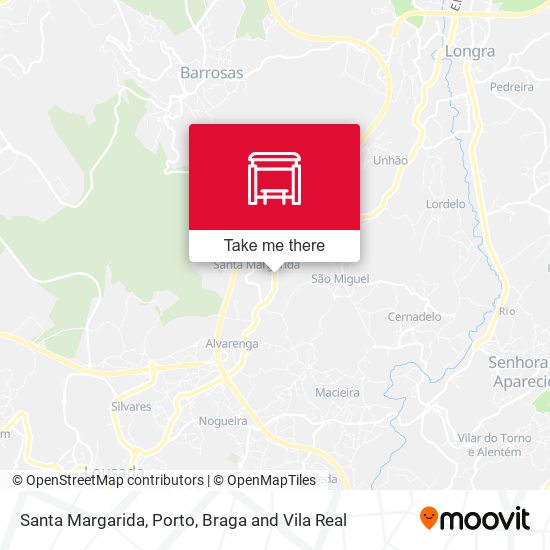 Santa Margarida map