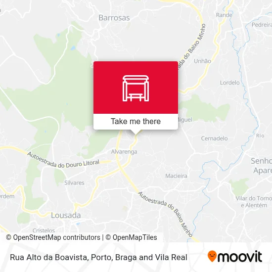 Rua Alto da Boavista map