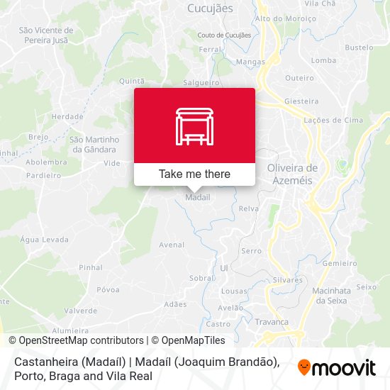 Castanheira (Madaíl) | Madaíl (Joaquim Brandão) map