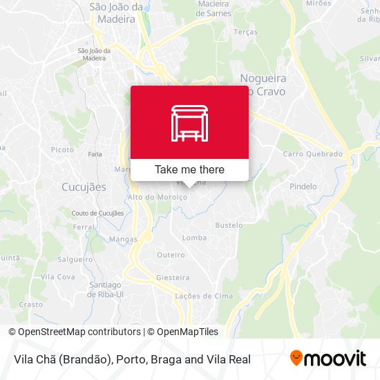 Vila Chã (Brandão) map