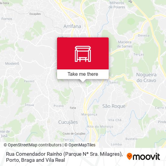 Rua Comendador Raínho (Parque Nª Sra. Milagres) map