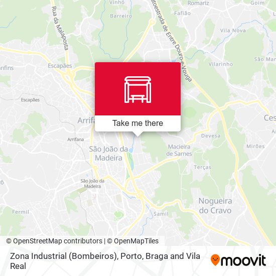 Zona Industrial (Bombeiros) map