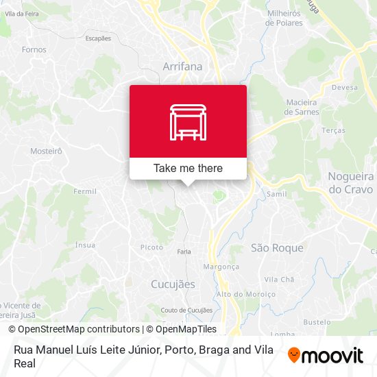 Rua Manuel Luís Leite Júnior mapa