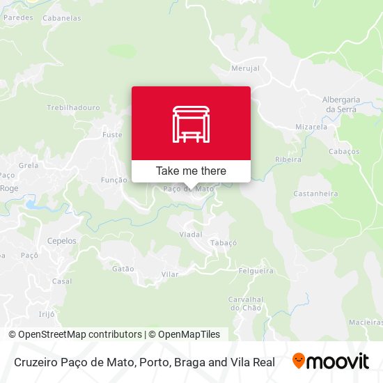 Cruzeiro Paço de Mato map