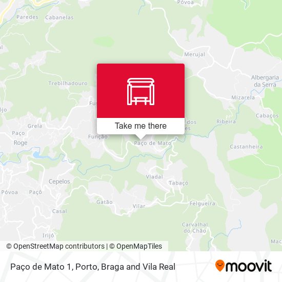 Paço de Mato 1 mapa