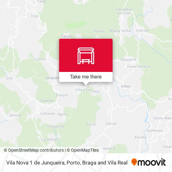 Vila Nova 1 de Junqueira mapa