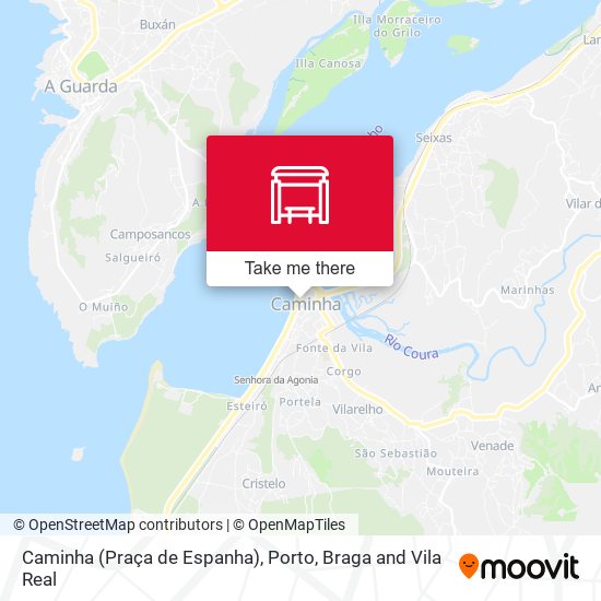 Caminha (Praça de Espanha) map