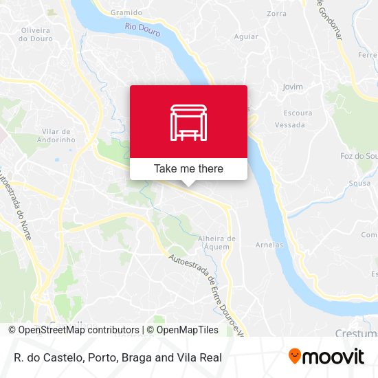 R. do Castelo mapa