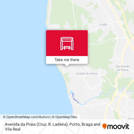 Avenida da Praia (Cruz. R. Ladeira) mapa