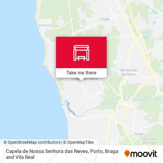 Capela de Nossa Senhora das Neves mapa