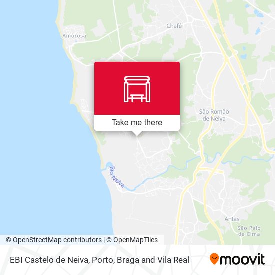 EBI Castelo de Neiva mapa