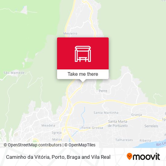 Caminho da Vitória map