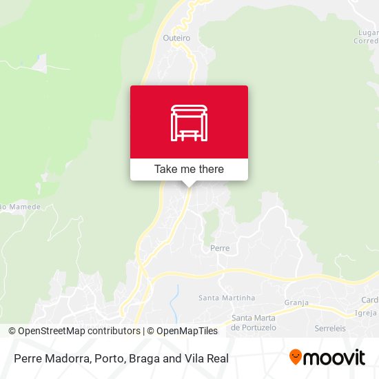 Perre Madorra mapa
