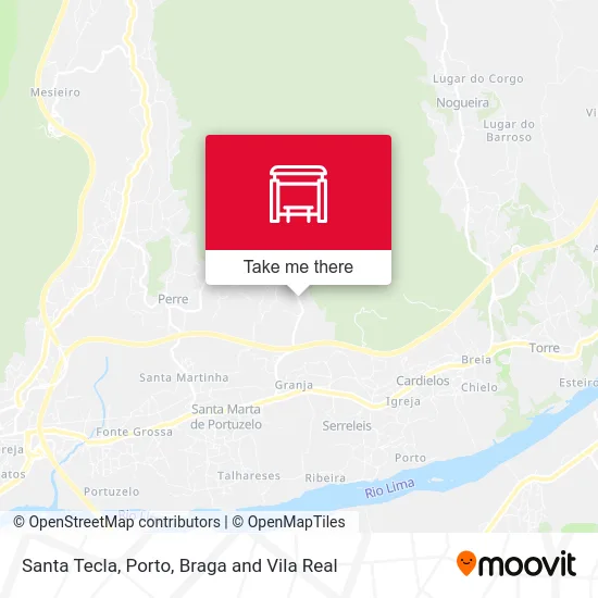 Santa Tecla map