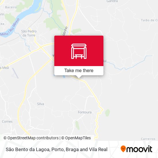 São Bento da Lagoa map