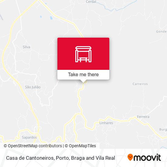 Casa de Cantoneiros mapa