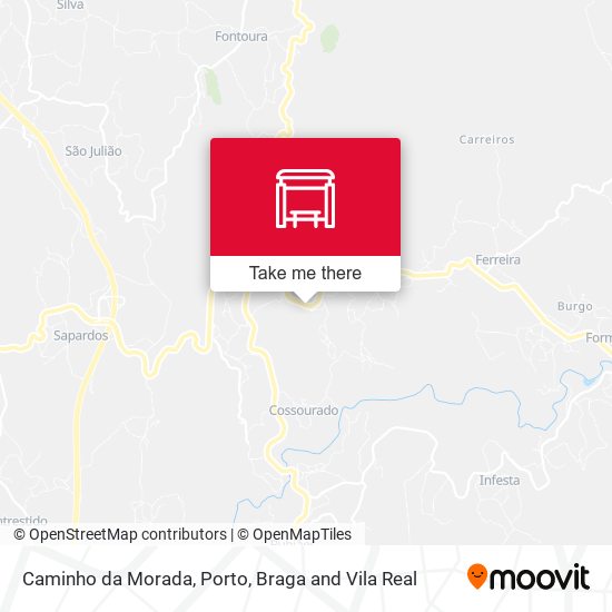 Caminho da Morada map