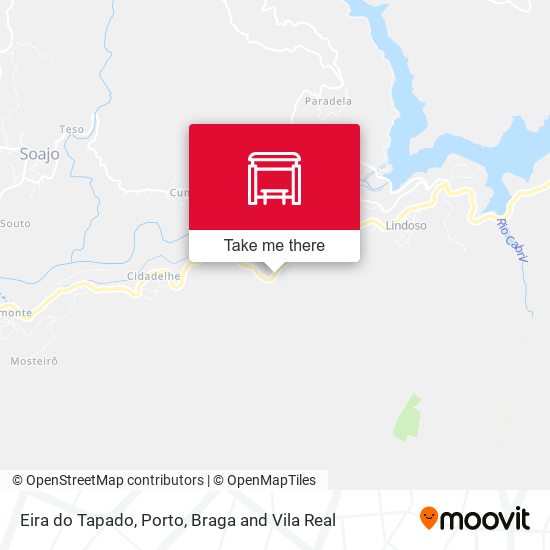 Eira do Tapado mapa