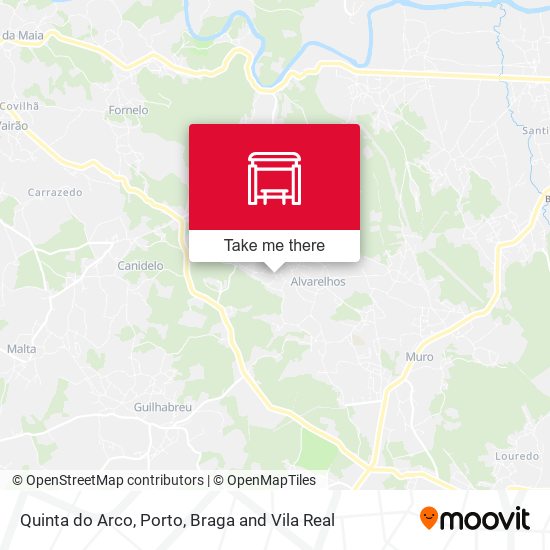 Quinta do Arco mapa