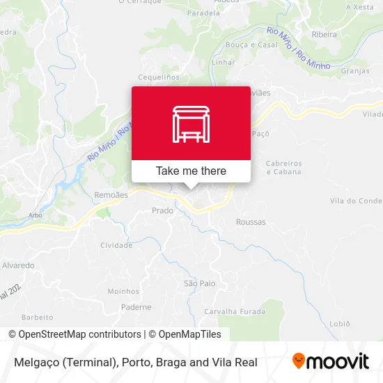 Melgaço (Terminal) map