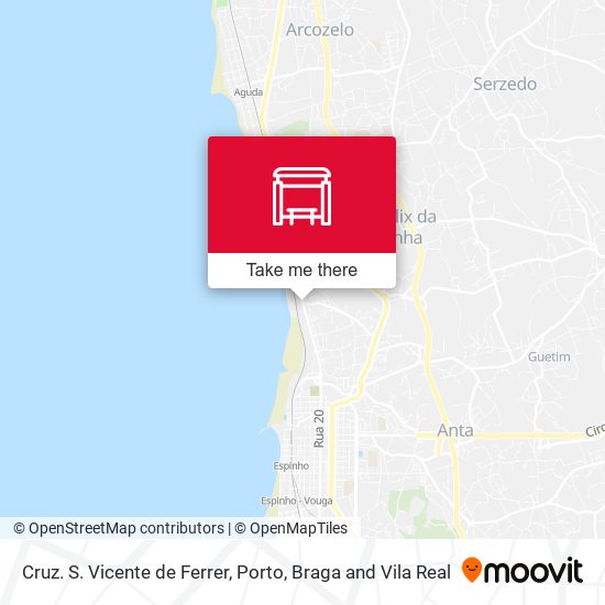 Cruz. S. Vicente de Ferrer map