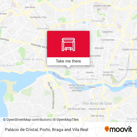 Palácio de Cristal map