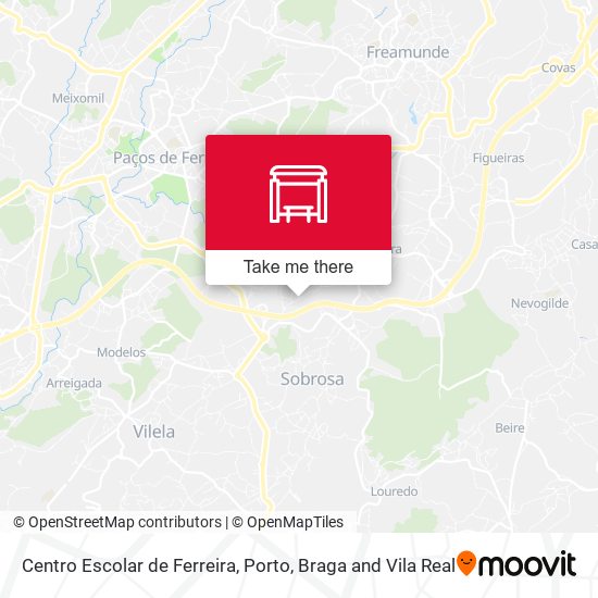 Centro Escolar de Ferreira map