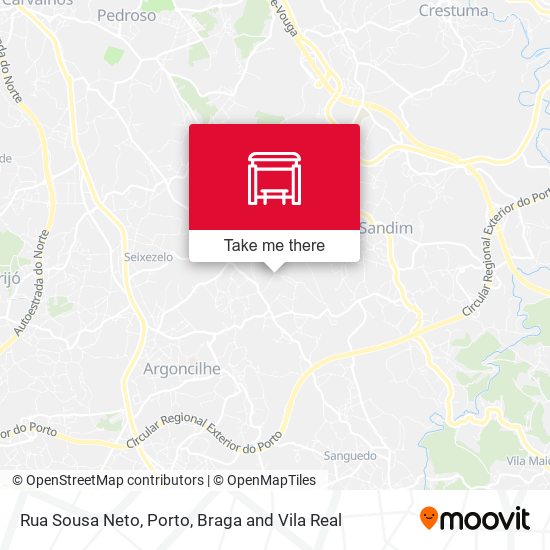 Rua Sousa Neto mapa