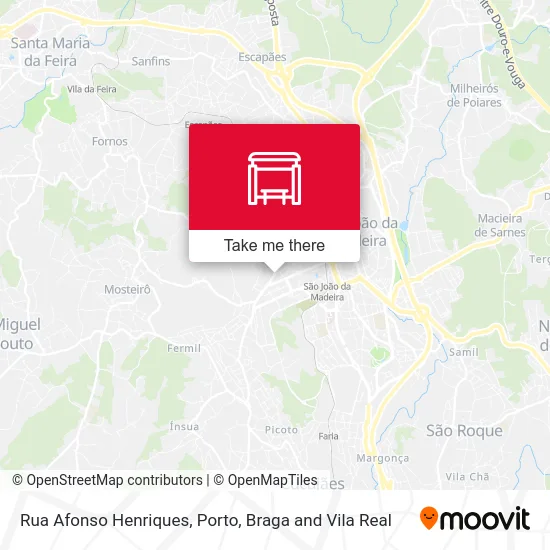 Rua Afonso Henriques map