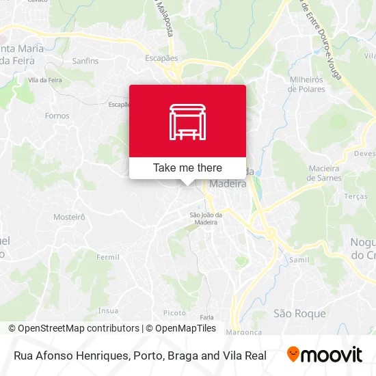Rua Afonso Henriques map