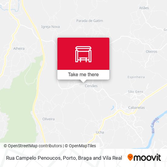 Rua Campelo Penoucos mapa