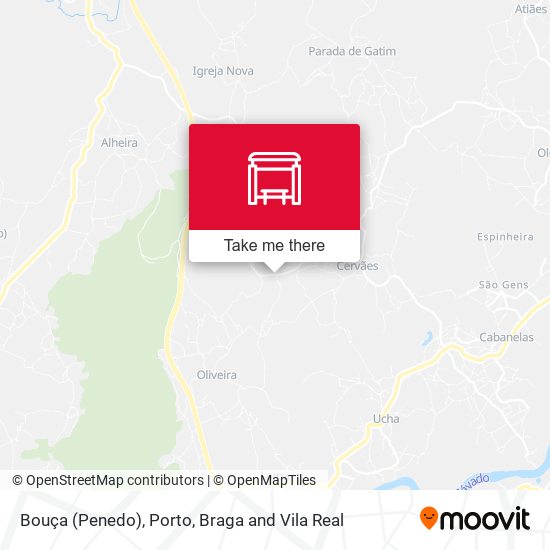 Bouça (Penedo) mapa